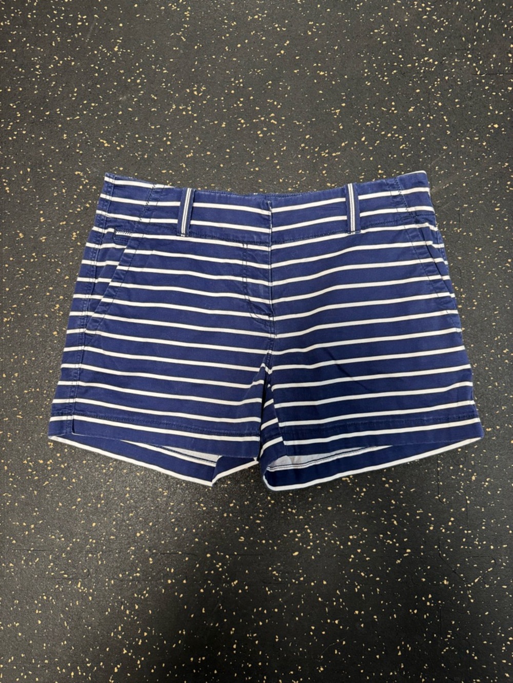 Vineyard Vines Navy and White Striped Shorts